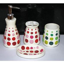 廠家直銷歐式衛浴四件套 樹脂工藝品JBC09，提升浴室格調